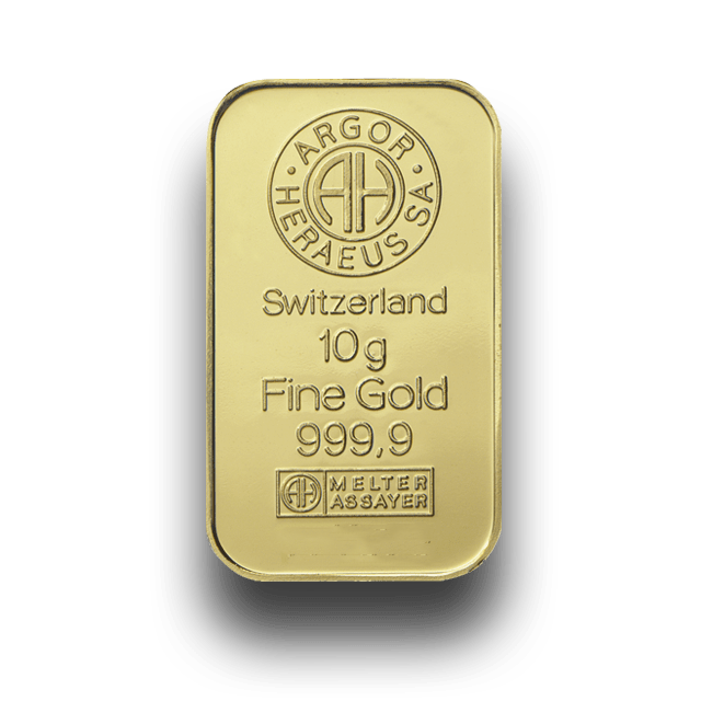 Zlata palica Argor-Heraeus 10 g