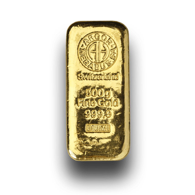 Zlata palica Argor-Heraeus 500 g