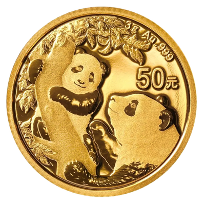 Zlatnik Panda 3 g 2024