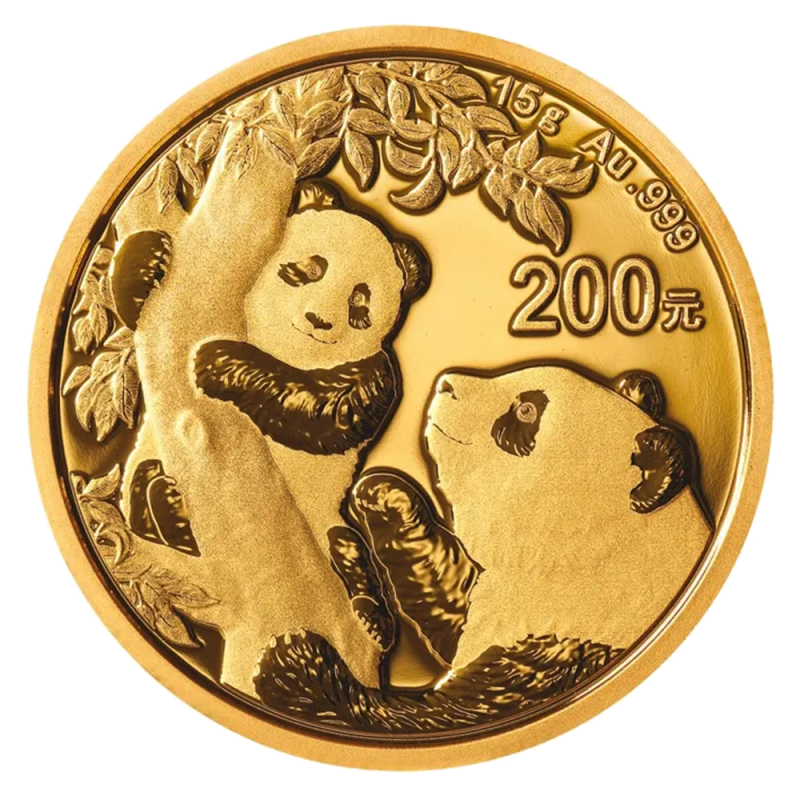 Zlatnik Panda 15 g 2024