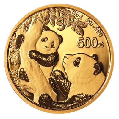 Zlatnik Panda 30 g 2021