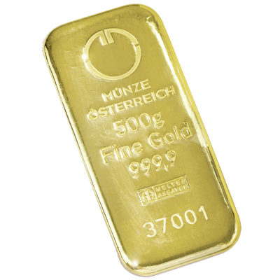 Zlata palica Austrian Mint 500 g