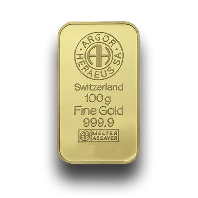 Zlata palica Argor-Heraeus 100 g